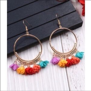 Boho statement earrings